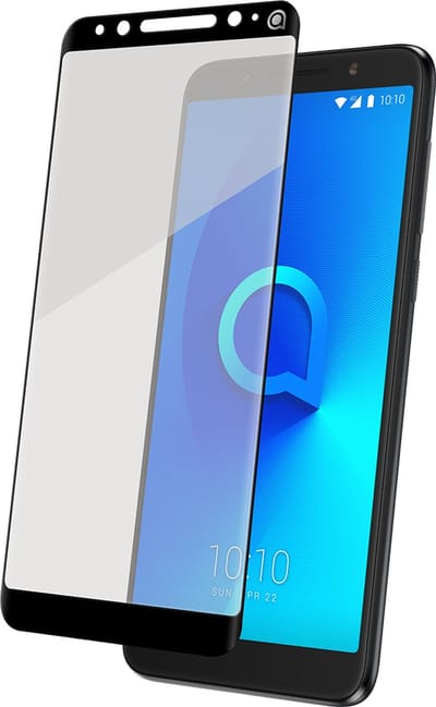 Alcatel, Screenprotector geschikt voor Alcatel 3X - Tempered Glass Ultra-Resistant, Transparant