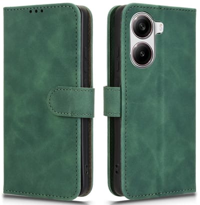 Coverup Hoesje - Geschikt voor Xiaomi Poco X7 Pro Hoesje - Coverup Book Case - Groen