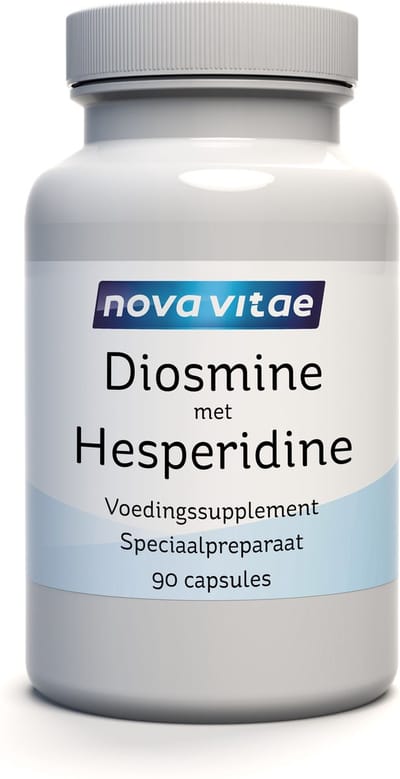 Nova Vitae - Diosmine met Hesperidine - plantaardig Daflon - ondersteuning voor bloedvaten en circulatie - 90 capsules