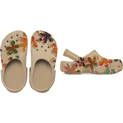 Crocs Classic Summer Beaded Klompen Beige EU 41-42