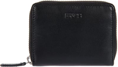 BRIC'S Leren Kaarthoes Portemonnee Bernina Card Holder Black Zwart
