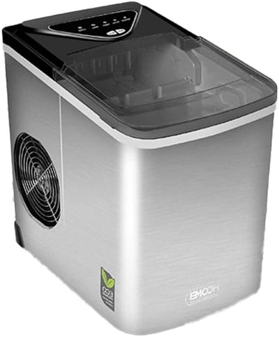 IJsmachine - IJsblokjesmaker - Cocktails Maken - Hoge IJsproductie - 12 kg Per Dag - Zilver