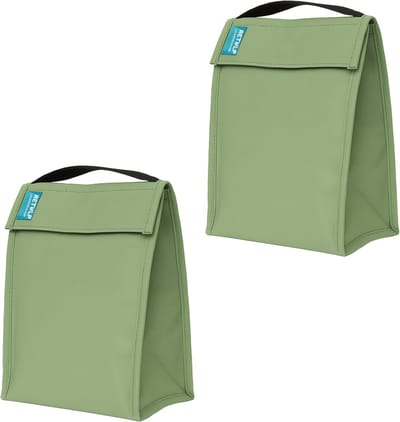Retulp Fridgebag - Lunchtas - Koeltas - Koeltasje klein - Gemaakt van koelkast - Groen - 9 liter - 2 Stuks