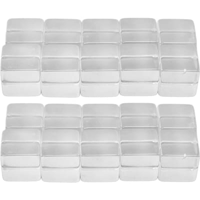 20 PIÈCES Dés Cubes Transparents DIY Artisanat Cultiver la Créativité Dés Cubes Vides Aides Pédagogiques Dés pour Jeux de Table