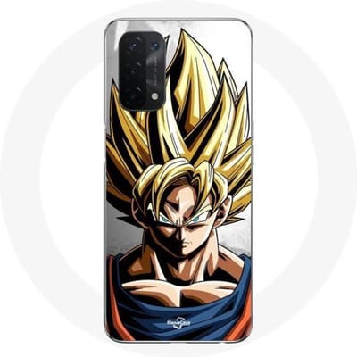 Hoesje - Oppo - A54 5G - Goku Dragon Ball Z - Flexibel - Synthetisch - Gemengd