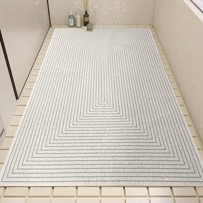 Antislip Douchemat, 60 x 90 cm, Sneldrogend en Comfortabel, Met Afvoergaatje, Ideaal voor Badkamer, Keuken en Woonkamer