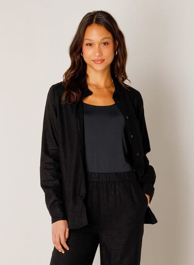 BASE LEVEL Yael Shirts - Black - maat 38