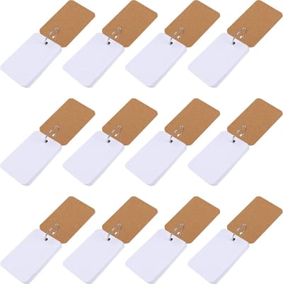 Blanco Flashcards met Ring – 50 Stuks Studiekaarten / Indexkaartjes 9x5,5 cm – Notitiekaartjes voor Leren, Memo’s & DIY