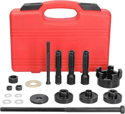 Wiellager Trekker - Lager Demontage - Motor Reparatie - Carbon Staal - 15 Delig - Zwart
