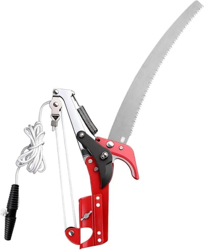 Boom Snoeier Lange Steel - Takkenzaag Uitschuifbaar - Hoge Takken Snoeien - SK5 Koolstofstaal Zaagblad - 34 cm Zaaglengte