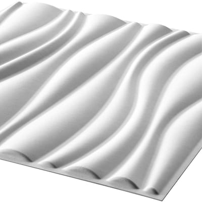 vidaXL - Wandpanelen - 4 - st - 50 - x - 50 - cm - Wit