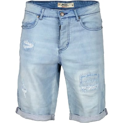 DEELUXE Afgewassen lichtblauwe skinny jeansshortBULLET Bleach Used