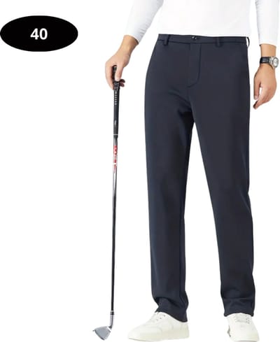 Livano Golfbroek Heren - Golfkleding - Golfen - Golf Accessoires - Nette Pantalon - Marineblauw XXXL - Maat 56