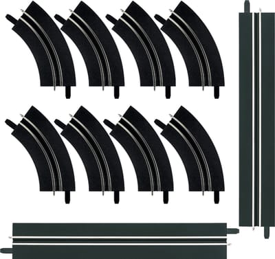 Carrera Digitaal 143Single-Lane Bends / Straight section Extension Set