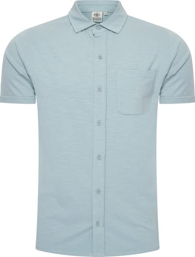 Mario Russo Korte Mouwen Overhemd - Overhemd heren - Polo Shirt Heren - t shirt heren - M - Arona