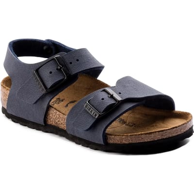 Kindersandalen van nubuckleer Birkenstock New York Birko-Flor