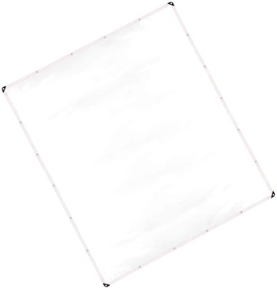 Dailygoods- Afdekzeil Waterdicht 3 x 2,5 m - Transparant Zeildoek - UV-bestendig - Zware Dekzeil - Multifunctionele Hoes - Geschikt voor Binnen/Buiten