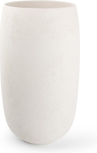 Salt&Pepper Vaas 24xH42cm recht wit Bullet