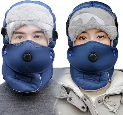 Livano Oorwarmers - Oorverwarmers - Earmuffs - Ear Warmers - Dames - Heren - Volwassenen - Winter - Unisex - Blauw - Met Bril
