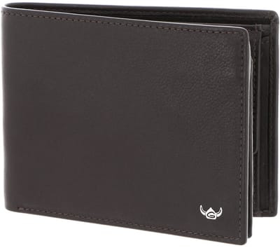Golden Head Leren portemonnee Dublin RFID Protect Scheintasche 1154 Braun donkerbruin