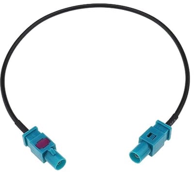 Dailygoody Antenne Adapter Kabel - Fakra Z Mannelijk naar Mannelijk