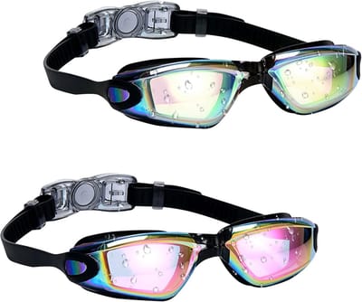 Zwemgoggles voor kinderen 3-12 jaar - siliconen neusbrug - UV-bescherming - helder zicht - SnelShoppen