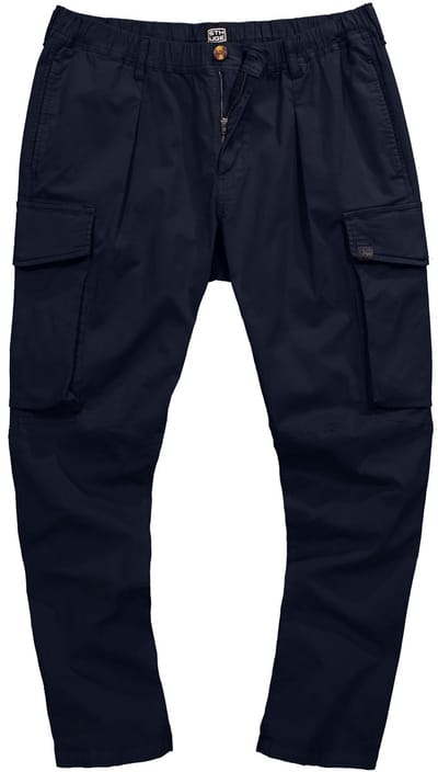 STHUGE - Heren - Cargobroek Buik-Fit Baggy-Fit - Donkermarine - Maat 52