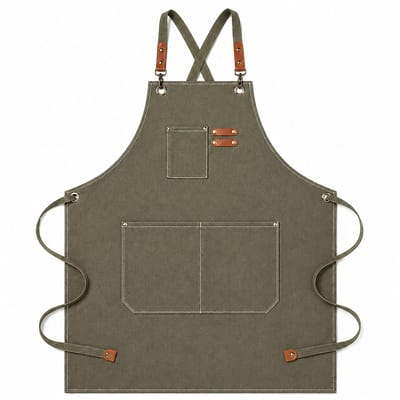 Dailygoods- Kookschort Verstelbaar - Kookschort Heren/Dames - Lichtgewicht Oxford-Stof - 3 Zakken - Ideaal voor Barbecue/Restaurant - Duurzaam en Kreukvrij - Schort
