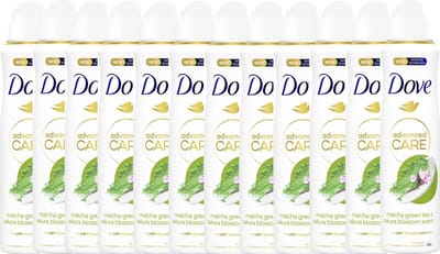 Dove Deospray - Awakening Ritual Green Tea 150ml - Voordeelverpakking 12 stuks