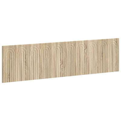 vidaXL - Wandgemonteerd - Hoofdbord - ALKMAAR - Sonoma - Eiken - Bewerkt - hout