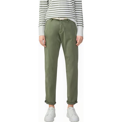 s.Oliver  Pants Green Size: W34 | Straight Pants Outlet | Dames | Groen