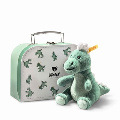 Steiff Joshi baby T-rex in koffer 16 cm. EAN 067280
