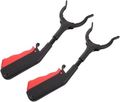Afvalprikkers Grijper - Grijpstok Reacher - Afval Oprapen - Verstelbare Lengte - 30-100 cm - Zwart