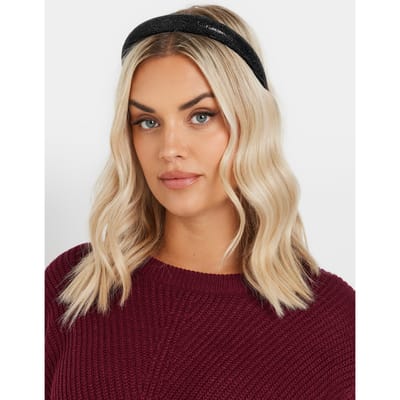 Yours Zwarte Diamanten Hoofdbandsize One Size
