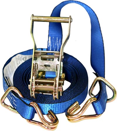 Sterke Spanband met Ratel 25mm x 4.8m - 453 kg Werkbelasting - Cargo Zekeringriem
