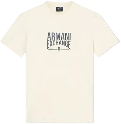Armani Exchange Xm002452_af10334 T-shirt Met Korte Mouwen Beige XS Man