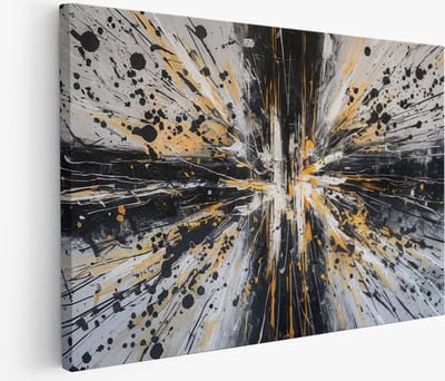 Saammp Muurcirkel Hout - Blauwe Bloemen Mystiek - Natuur - Abstract - Ø 90 - Wandcirkel - Wanddecoratie Cirkel - Muurdecoratie Woonkamer - Kantoor Decoratie