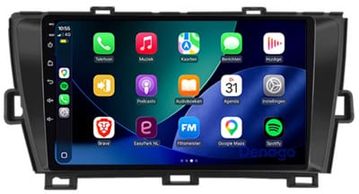 CarPlay autoradio geschikt voor Toyota Prius | 2009 t/m 2015 | Android 13 | Draadloos Apple CarPlay & Android Auto | 2GB + 32GB | QuadCore processor | Denago DNG-A397 | 2025 model | 2009 2010 2011 2012 2013 2014 2015 | Bluetooth & Wifi