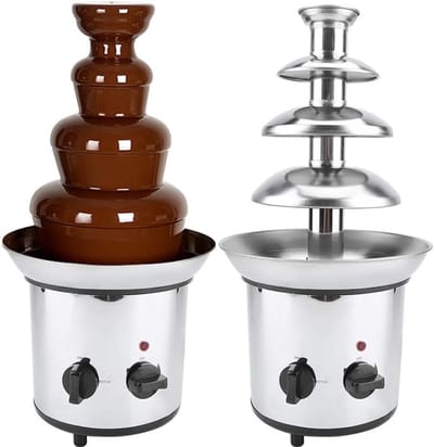 AMA® Chocoladefontein - Fontein - Fonteinset - met 4 Niveaus - Roestvrij Staal