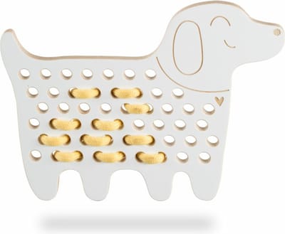 Milin, Veterplank, speeltje - Montessori-methode,3 jaar, Multiplex, Wit