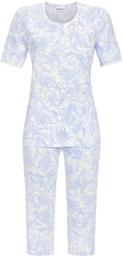 Ringella – Soft Paisley – Pyjama – 5211268 – Azur – Maat 40