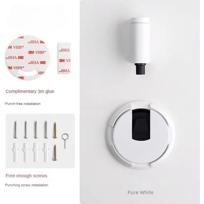 Butée de porte de salle de bain, ventouse de porte de chambre à coucher, anti-collision, accessoires de meubles, butée de porte de salle de bain, fixation de porte de chambre dorée