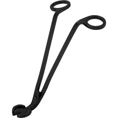 1 stuks modieuze plating roestvrijstalen kaars hart clip lont trimmer schaar gereedschap(zilver) zwart