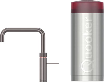 Quooker Fusion Square met COMBI boiler 3-in-1 kraan gunmetal