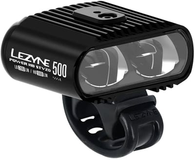 Lezyne Power HB Drive StVZO Front - LED fietslamp Voorlicht - Micro-USB Oplaadbare Fietsverlichting - Voorlamp Fiets - 500 Lumen - Aluminium - Zwart