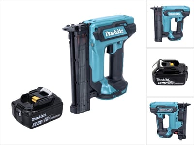 Makita DFN 350 T1 accu staande spijkermachine 18 V 15 - 35 mm + 1x oplaadbare accu 5.0 Ah - zonder oplader