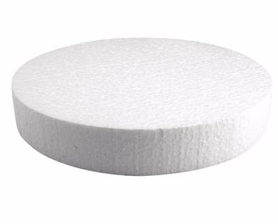 3x Piepschuim schijf 25 cm breed en 4 cm dik