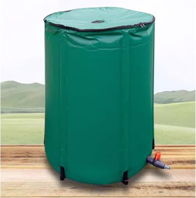Regenton Opvangbak - Regenwater Collector Vat - Tuin Besproeien - Opvouwbaar Ontwerp - 380 Liter - Groen