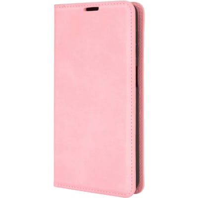 Mocaa Samsung Galaxy A12 Magnetisch Slim Fit Bookcase Hoesje Roze