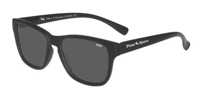 Polar Specs® Zonnebril Wave Classic PS9011 – Mat Black – Polariserend Zwart EXTRA DONKER Cat.4 – Small – Unisex